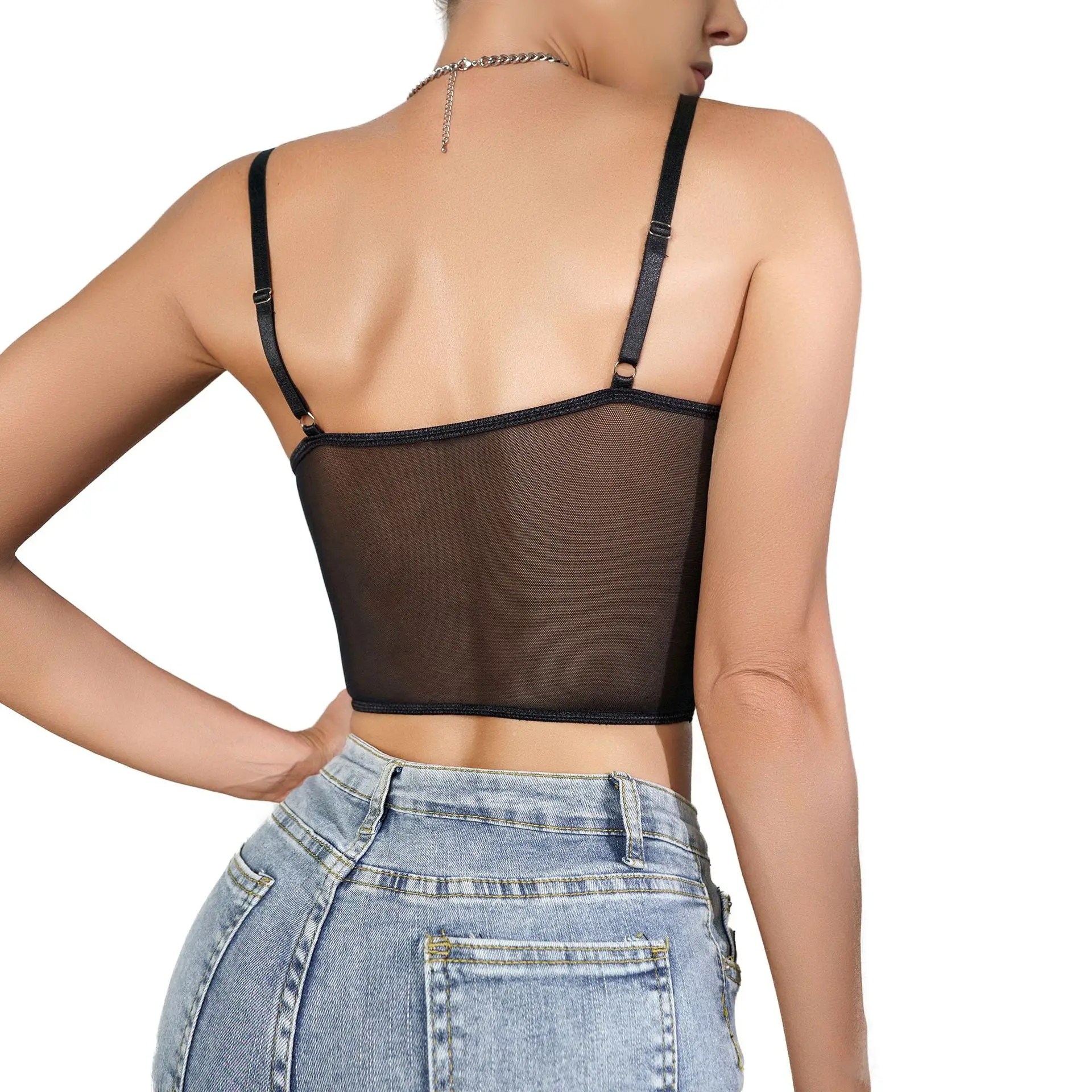 Sexy Club Crop Top Women Corset Ropa Camiseta Mujer Blusas Ladies Tank Tops Summer Cropped Shirt Woman Clothing Shaper Camis