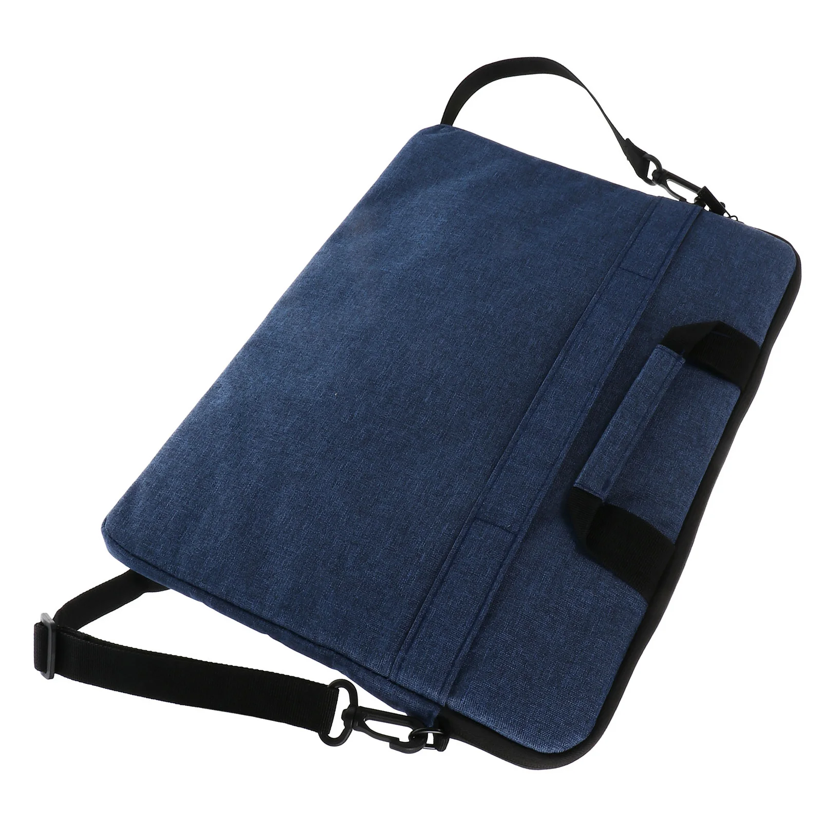 

1pc Laptop Bag Notebook Protective Case Wear Resistant Scratch Proof Oxford Cloth Polyester Smooth Zipper Easy Open Close Office