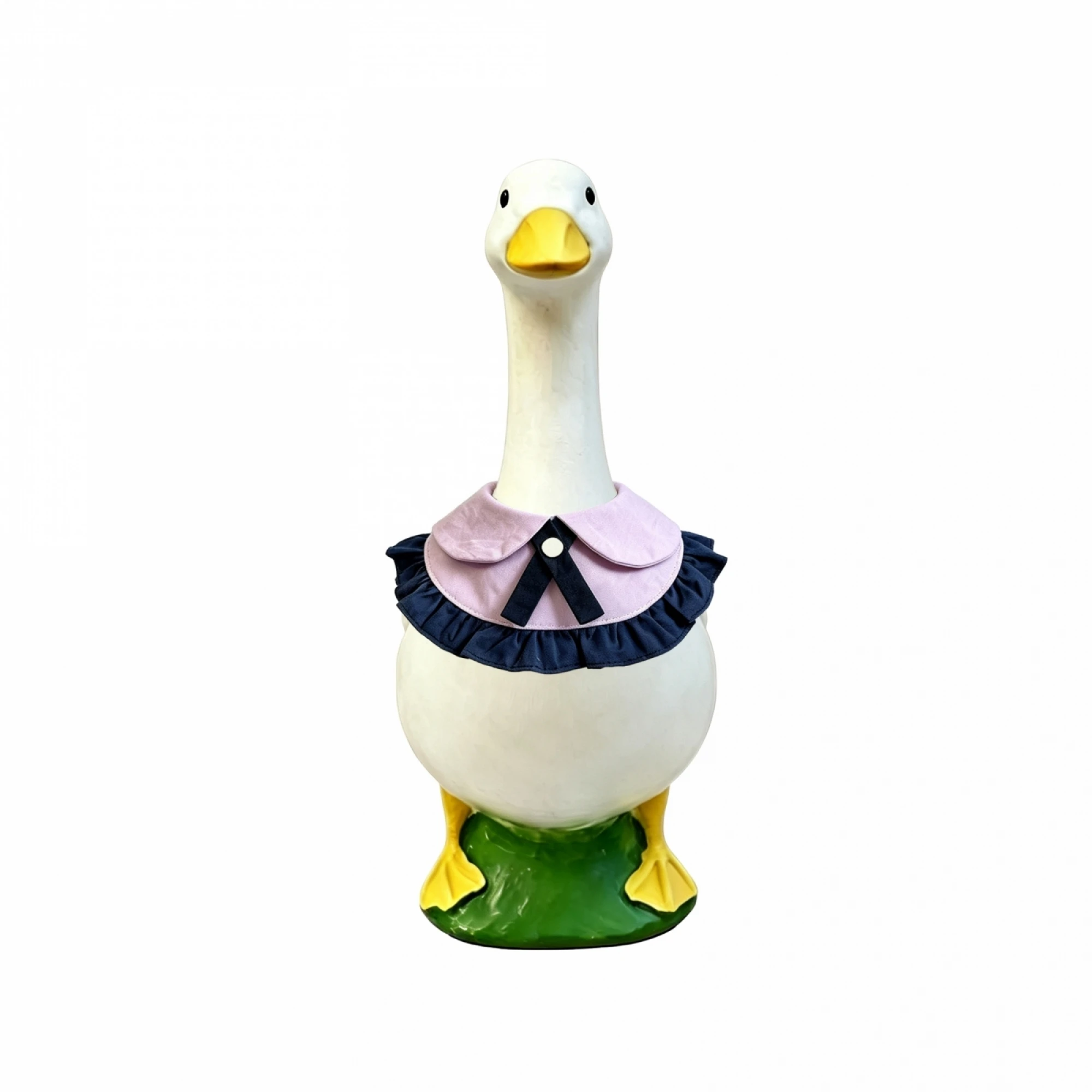 23 in Funny Porch Goose Outfit Doll Collar Bib for Plastic Cement Goose