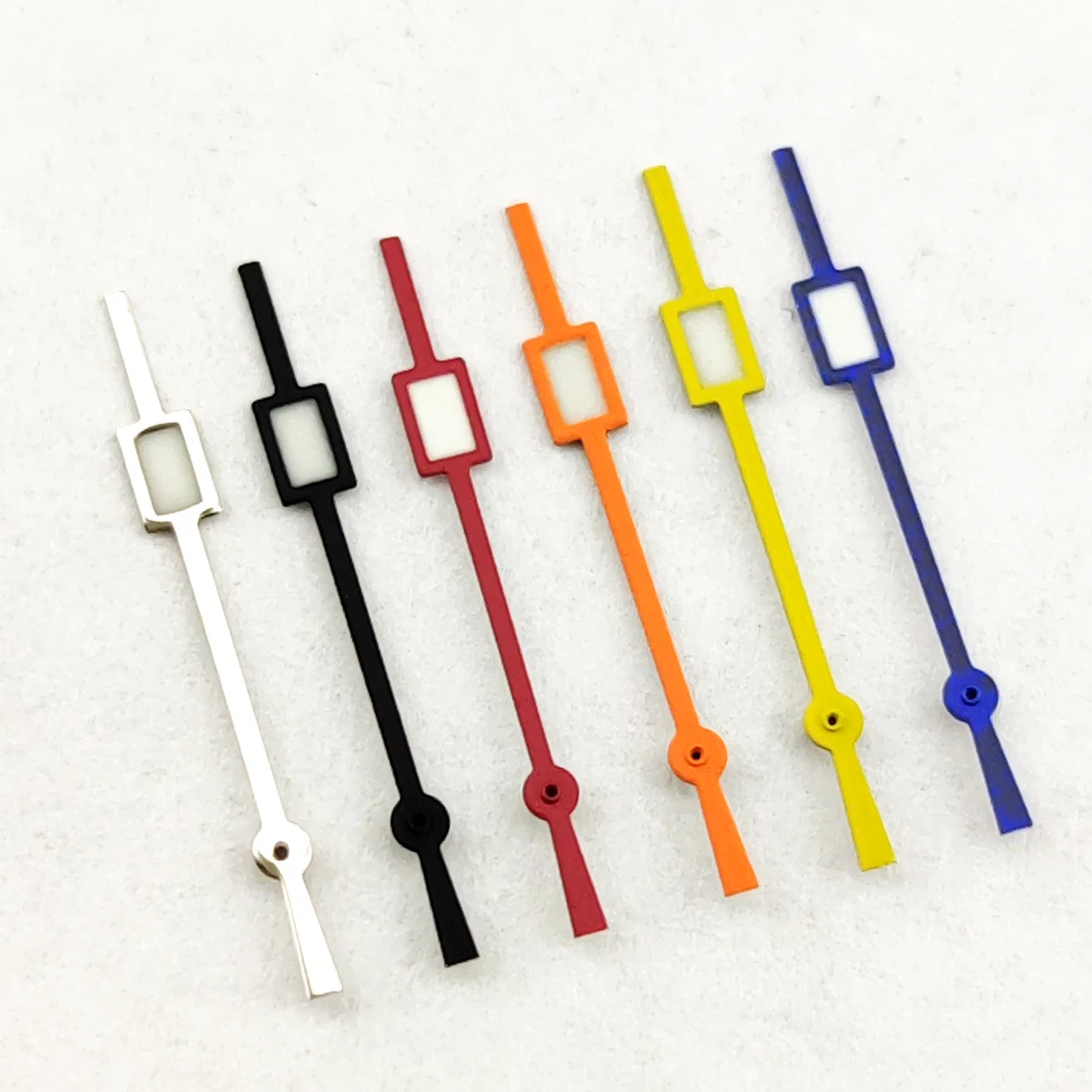 NH35 Hands Green Luminous Hands Watch Seconds Hand Square Watch Hands Parts Replacement Parts NH35 Watch Accessories