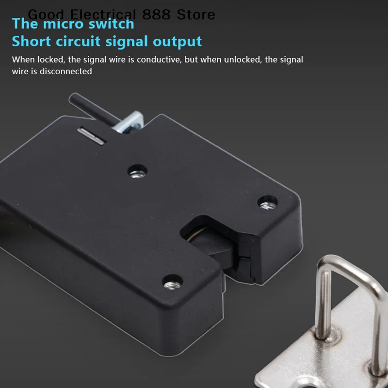 【GE】DC 5V 12V 24V Mini Small Electric Control Cabinet Door Lock Cabinet Lock Locker Drawer Lock Electronic Lock Access Control