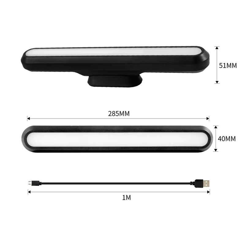 ADP-Desk Lamp Wireless LED Table Lamp USB Rechargeable Dimmable Touch Stand Light for Room Desk Office Lighting