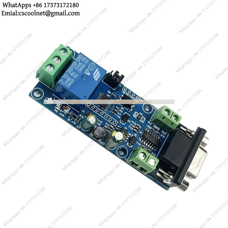 YX2 Modbus RTU Relay Module 1/2/4/8 CH RS485 TTL DC7-24V Anti-reverse Protection