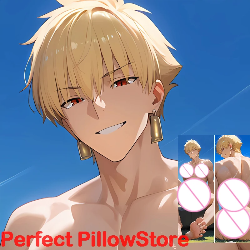 Dakimakura anime Gilgamesh Double-sided Print Life-size body pillows cover Adult pillowcase