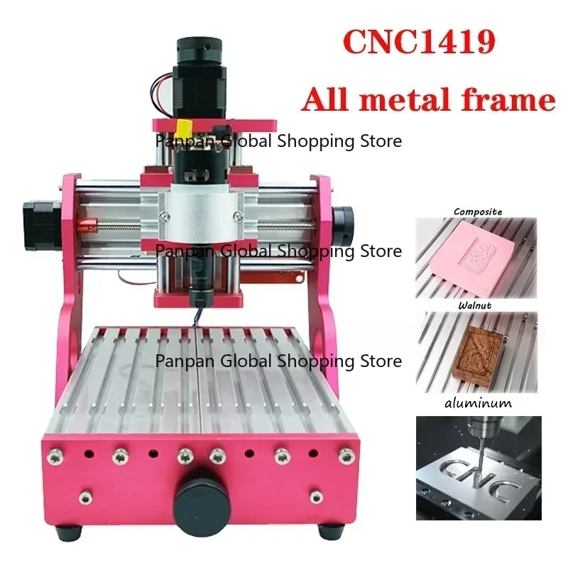 

CNC1419 all metal frame desktop engraving copper aluminum metal engraving machine CNC engraving machine