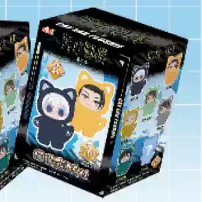 ของแท้คาถา Return To War2 หูแมว Plushle Series กล่องตาบอดสิ่งแวดล้อมตุ๊กตาน่ารักตุ๊กตาจี้ของขวัญวันเกิด