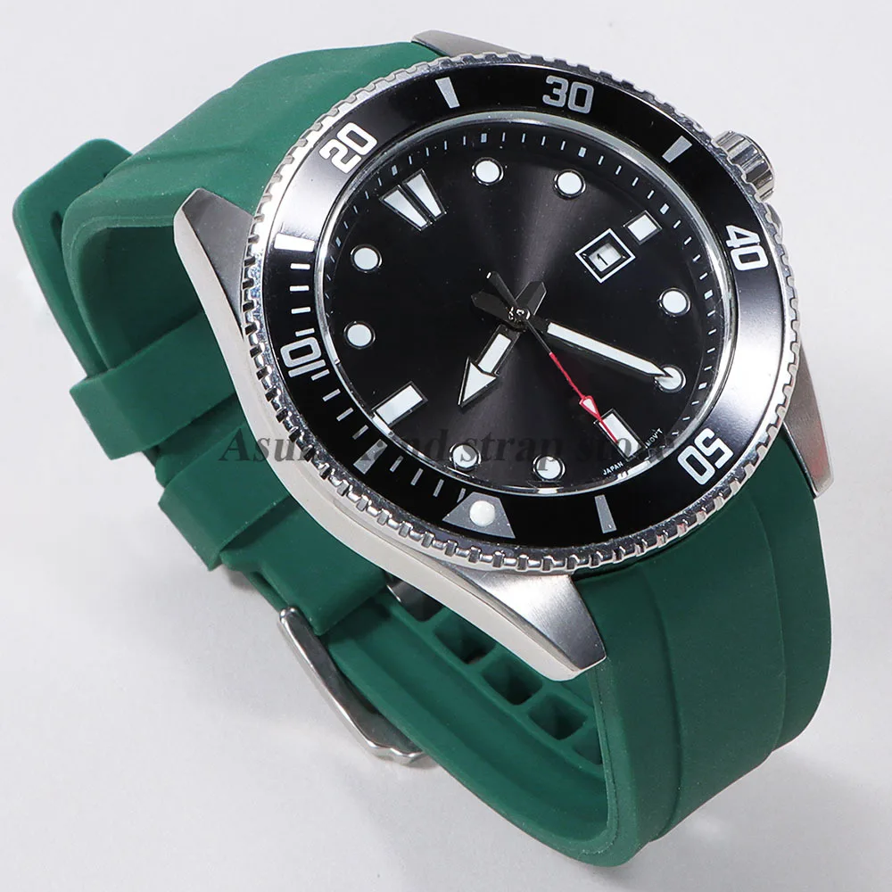 المطاط حزام منحني نهاية حزام (استيك) ساعة 20 مللي متر 22 مللي متر ل أوميغا Moonswatch ل سواتش ل Seiko سيليكون سوار ل رولكس الرجال معصمه