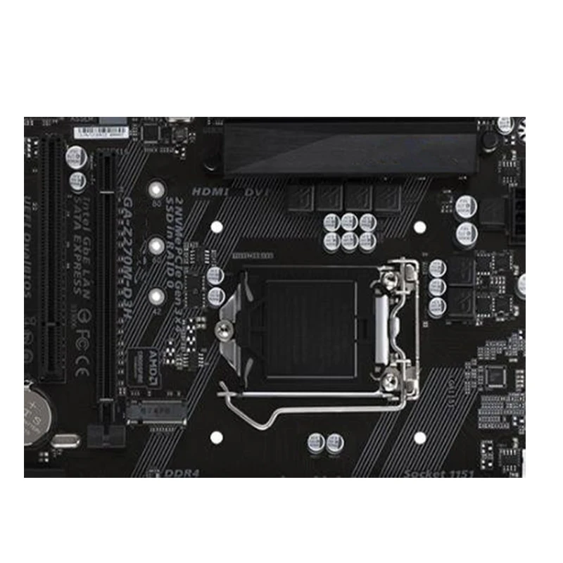 For GA-Z270M-D3H Z270M-D3H Motherboards LGA 1151 DDR4 64GB m-ATX Intel Z270 Overclocking Desktop Mainboard M.2 NVME SATA III