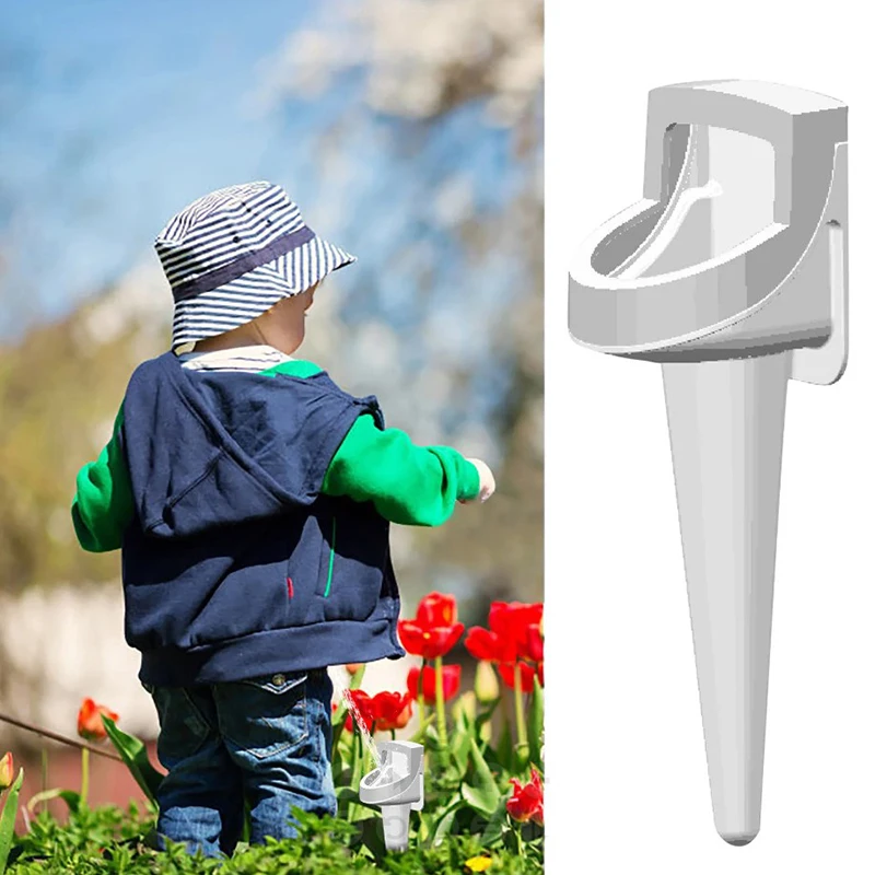 Portable Plastic Urinal Watering Device Urinal Odd-shaped Plant Watering Buffer Device Outdoor Travel Camping Urinal White