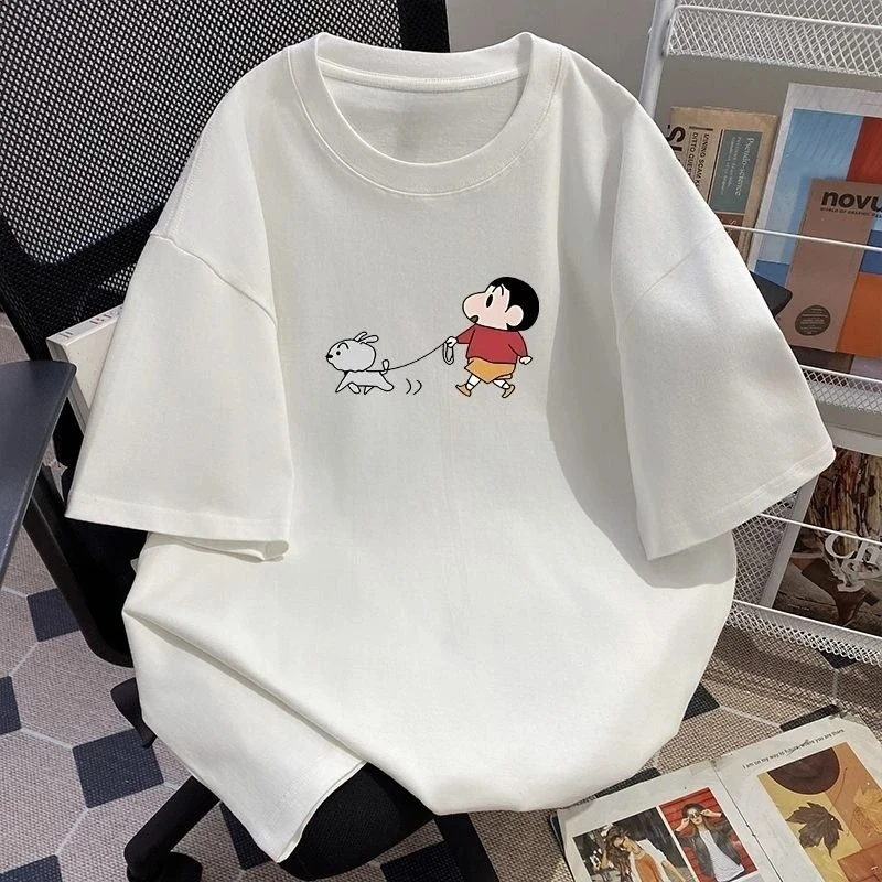 novo-anime-japones-crayon-shin-chan-padrao-impresso-camiseta-de-algodao-bonito-estilo-de-moda-casal-de-manga-curta-camisetas-topos