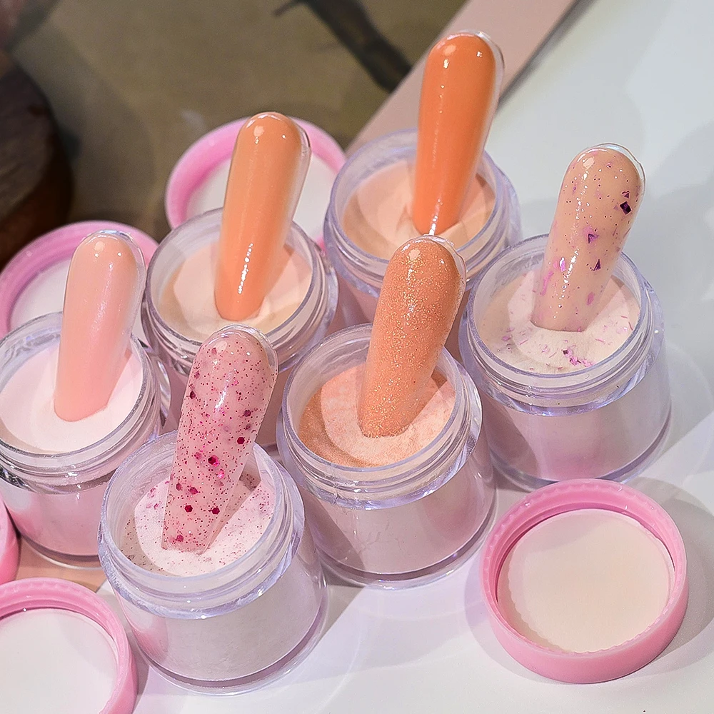 

5/6/7Jars/Set Nude Series Acrylic Nail Powder Set 3D Carved Powder Nail Extension Powder for Seamless Long-Lasting Manicure DIY*