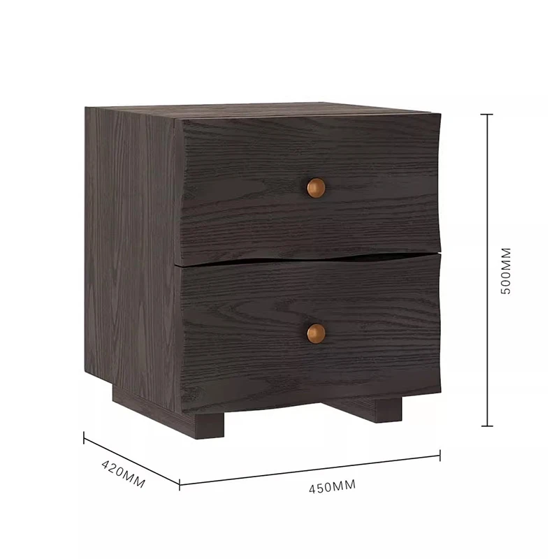 Italian Premium Nightstand Luxury Beauty Trendy Design Nightstand Drawers Organize Cajones De Dormitorio Bedroom Furniture