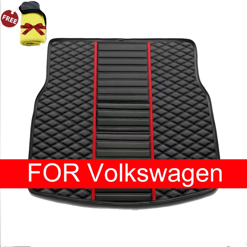 Custom Car Trunk mat for Volkswagen VW Tiguan Passat Variant Phideon Multivan 6 Seat Interior details car accessories