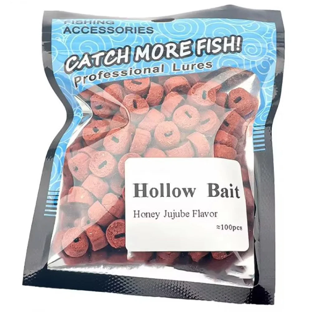 Hollow Pellet Bait Crucian Fishing Bait Grass Carp Bait Hook Up Baits Fishing Lure Granular Bait Fishing Accessories