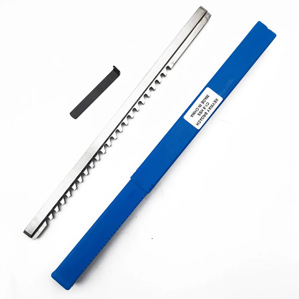 Keyway Broach 8mm 6mm 5mm C Push Type Metric Size Broach High Speed Steel Keyway Cutting Tool for Router knife