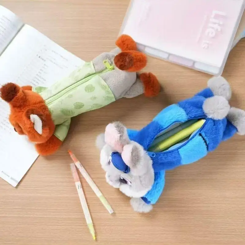 

Disney Benjamin Clawhauser Pp хлопок аутентичная молния плюшевая кукла пенал кролик офицер жизненная косметичка подарок для хранения