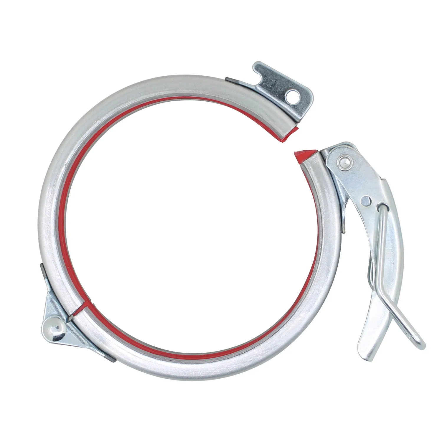 

Adjustable pipe clamp hose clamp quick release round duct clamp quick pipe clamp barrel clamp ring SS/galvanized 80-300mm dia