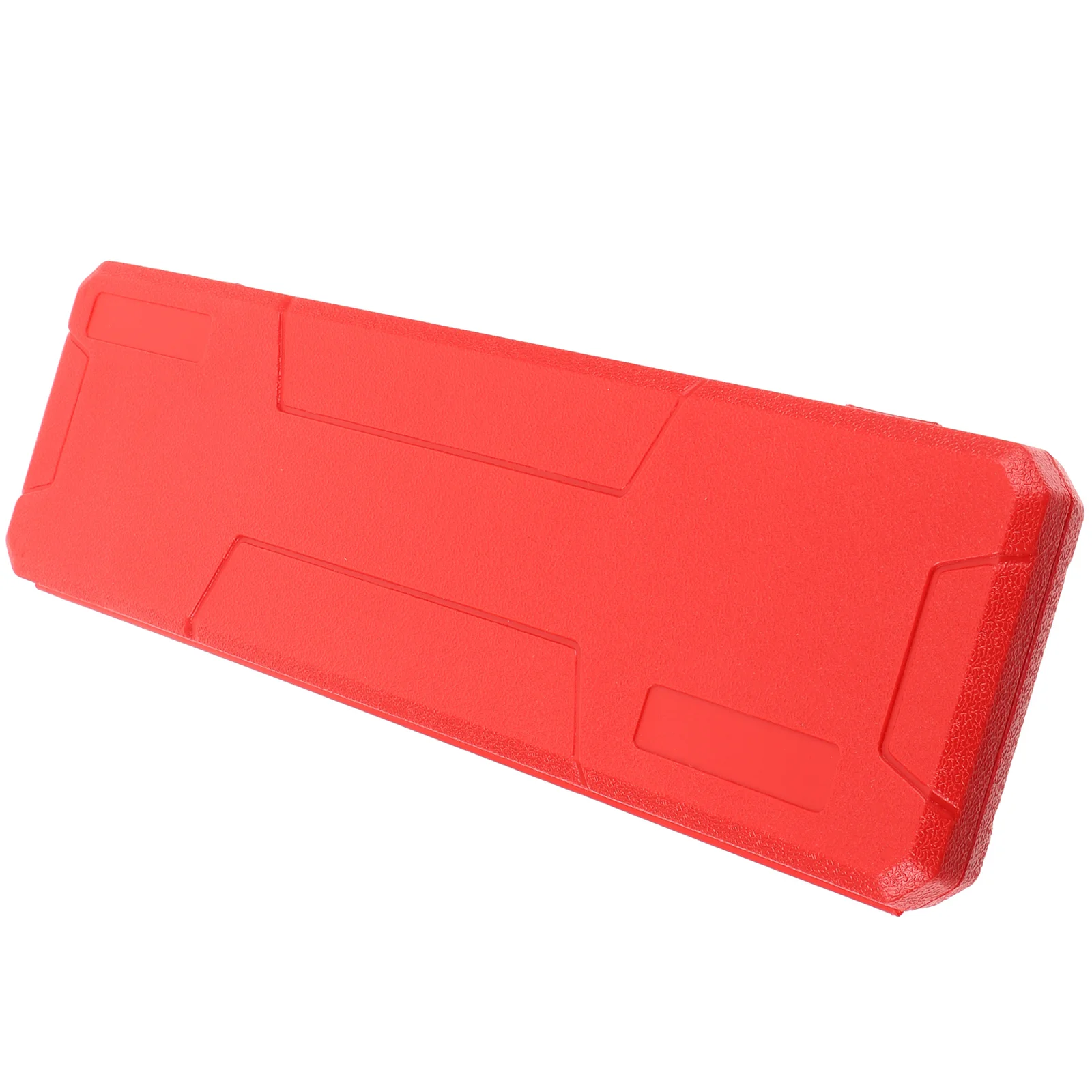 Soporte para CD, caja de calibre Vernier, cajas de herramientas, contenedor de regla, almacenamiento, pequeño organizador rojo de viaje