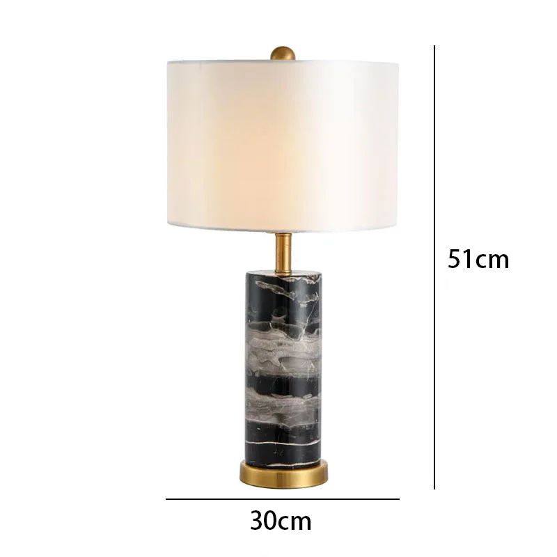 

Постмодернистская мраморная настольная лампа, дизайнерская настольная лампа, скандинавский свет, роскошная прикроватная модель для спальни, декоративная лампа для гостиной