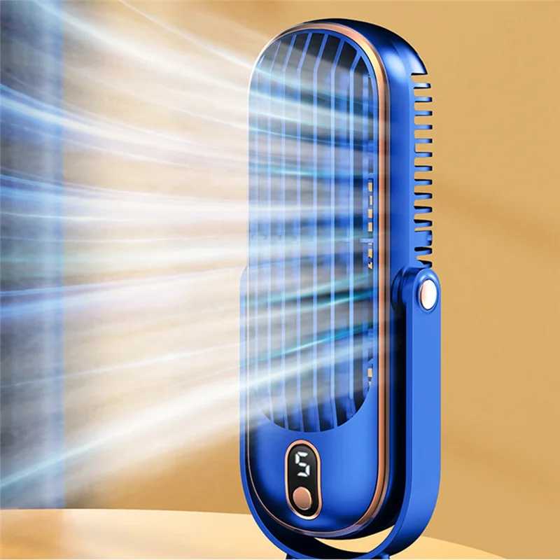 AB43-720° Flippable Bladeless Tower Fan, Oscillating Silent Fan With 5 Modes, Energy Efficient For Bedroom Office