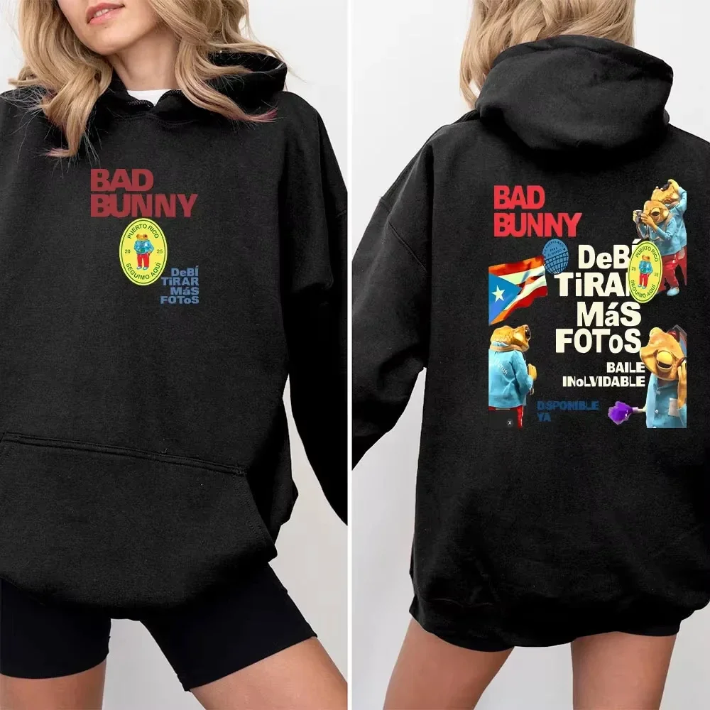 

DTMF Bad Bunny Album Толстовка Мужчины Женщины Свободный пуловер Толстовка Зимняя толстовка Подарок фанатам Стильный свитер Новинка 2025 года с длинным рукавом
