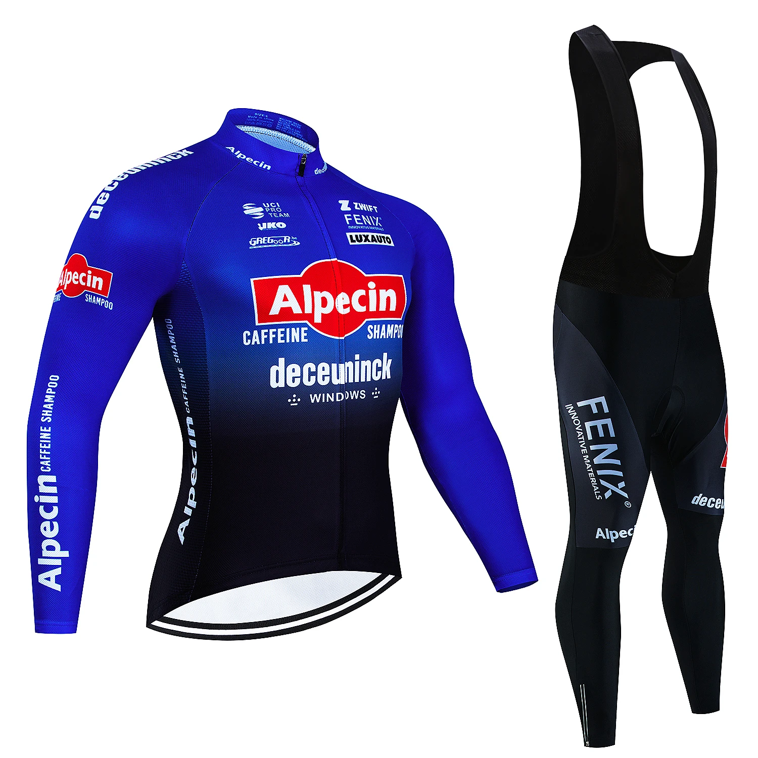 

Alpecin Autumn Cycling Jersey Set Long Sleeve Quick Dry Cycling Clothing Bike Uniform MTB Clothes Bicycle Wear Ropa Ciclismo