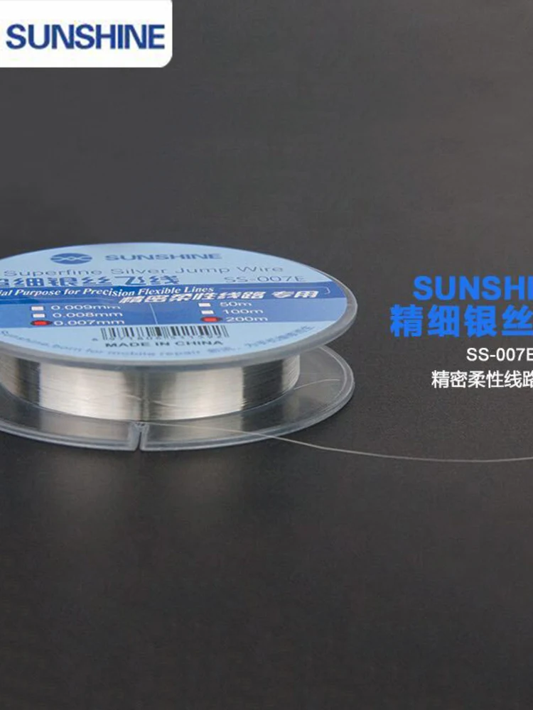 SUNSHINE SS-007E z linką do puszczania skok drutu 0.007mm dla telefonu komórkowego CPU linii papilarnych dotykowy dedykowane naprawy z linką do puszczania — zdjęcie 2