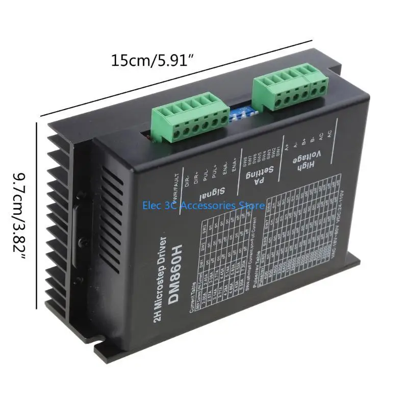 Y51A DM860H Stepper Motor Driver Microstep Motor Two-phase for 57 86 Stepper Motor