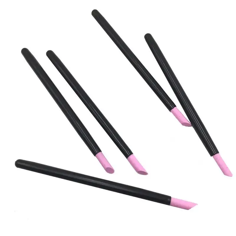 5PCS Quartz Stone Scrub Nail File Rods Cuticle Remover Dead Skin Remover Perfect Gift Lightweight Portable Handy Manicure Tools