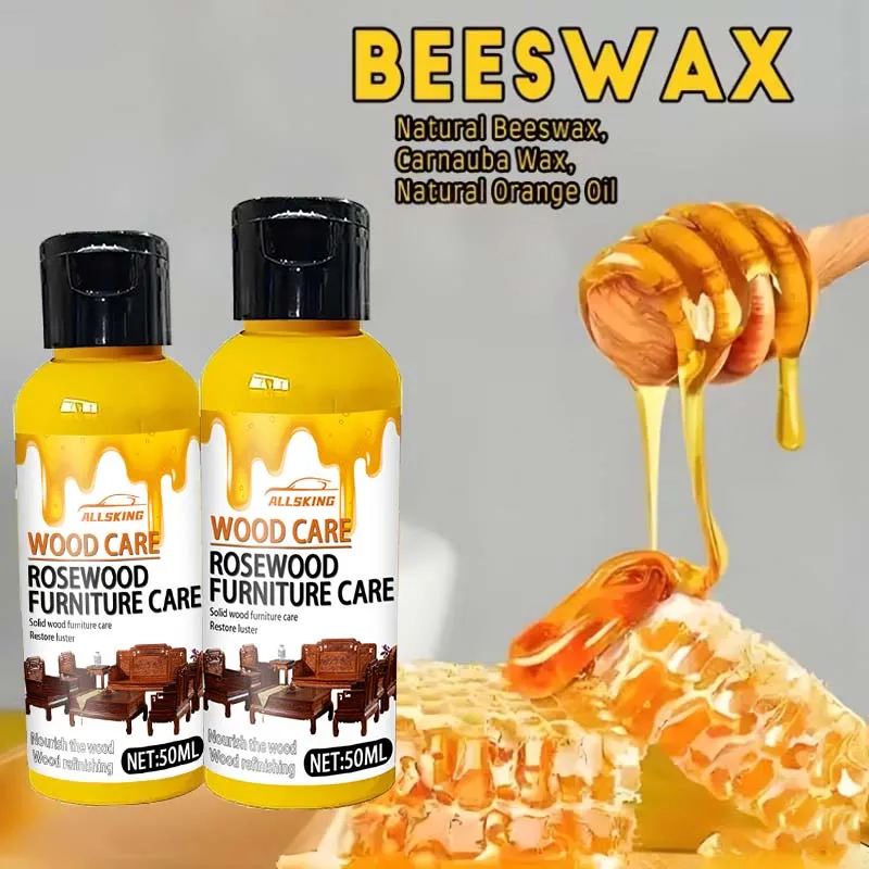 

Wood Care Wax Solid Wood Furniture Polishing Seasoning Beeswax Polisher Waterproof Furniture Care Maintenance Beeswax