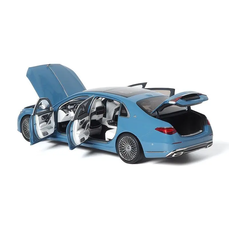 جديد تقريبا حقيقي 1/18 نموذج سيارة بنز مايباخ S الفئة S680 نموذج سيارة سبيكة محاكاة سيارة دييكاست مخصص تحصيل لعبة الهدايا #5