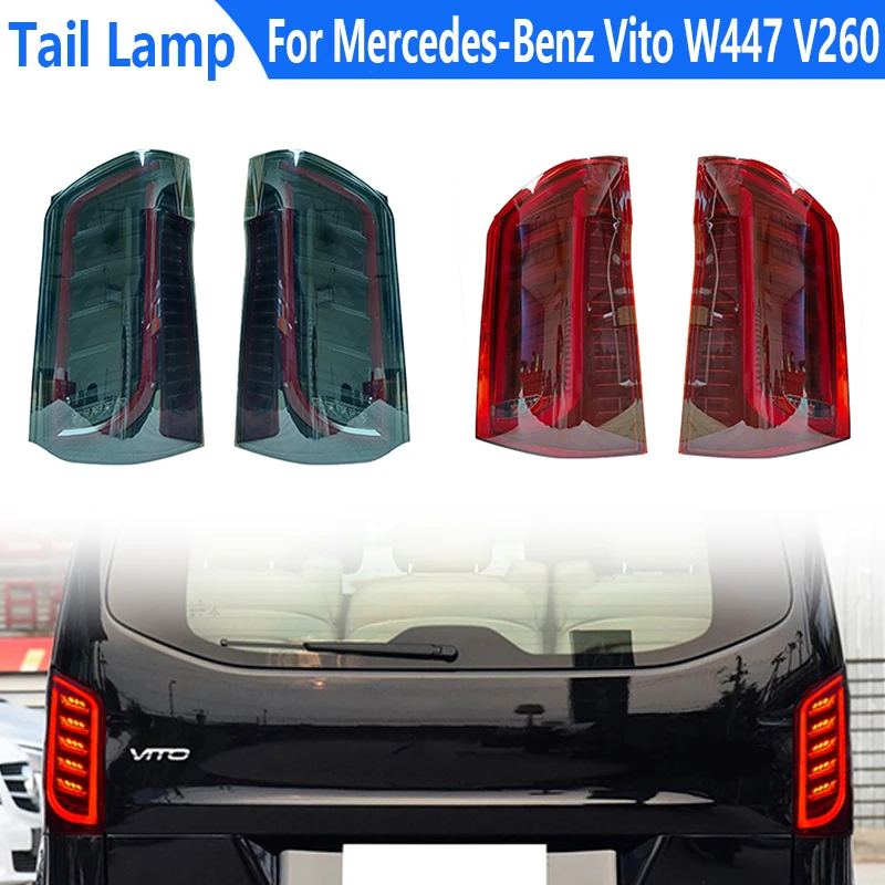 

For Mercedes Benz W447 VITO V250 V260 V260L 2014-2021 LED DRL Tail lightRunning light Fog lights Rear LED Tail Lamp Car Styling