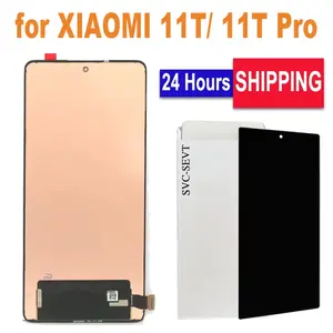 Bilashmart Original Screen Xiaomi 11T Pro LCD 2107113SG Display Screen Touch Panel Digitizer Mi 11T 21081111RG MI 11TPro Display