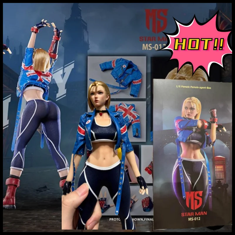 

Latest In Stock Starman Ms-012 Scale Female Soldier 1/6 Blue Bee Brand New STREET FIGHTER 6 Cammy White Soldier Model Toys