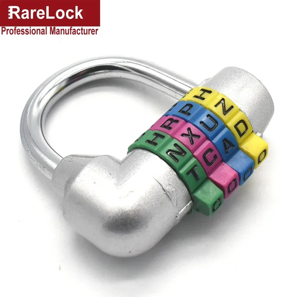 Combination Padlock Code Password Lock for Door Cabinet Drawer Bike Motorcycle Student Locker DIY Rarelock MMS63 G1