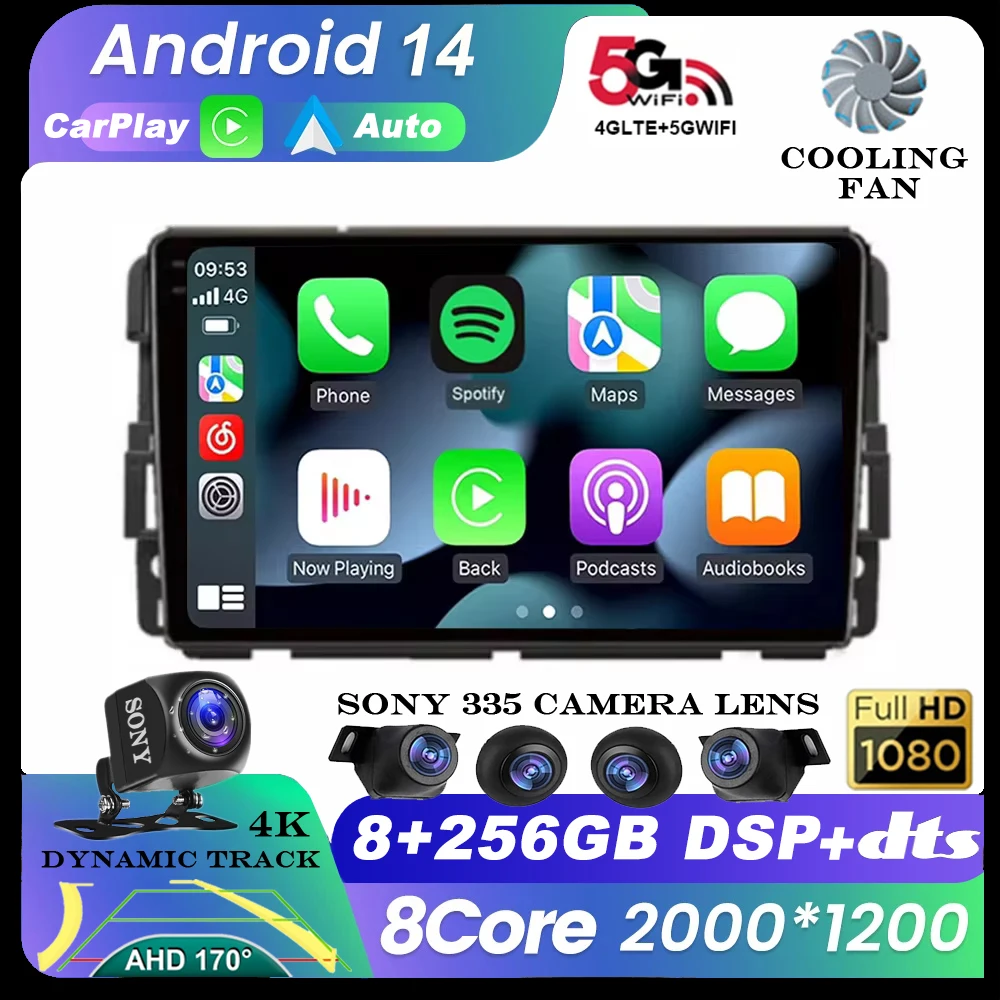 

Android 14 Car Radio For Chevrolet Silverado Impala GMC Yukon Acadia Sierra Navigation GPS Multimedia Video Player DSP Stereo BT