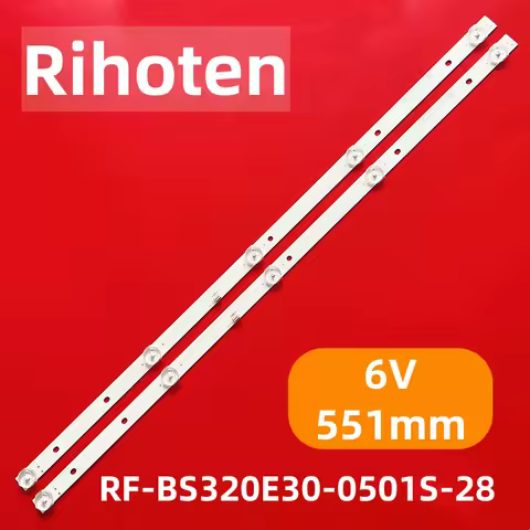 LED 5lamps (6v) for 32LEM-1019/T2C 32LES93T2SM LED32-ES5004 Skyworth 32-inch LCD TV RF-BS320E30-0501S-28 A1 32f1000 v320dj8-q01