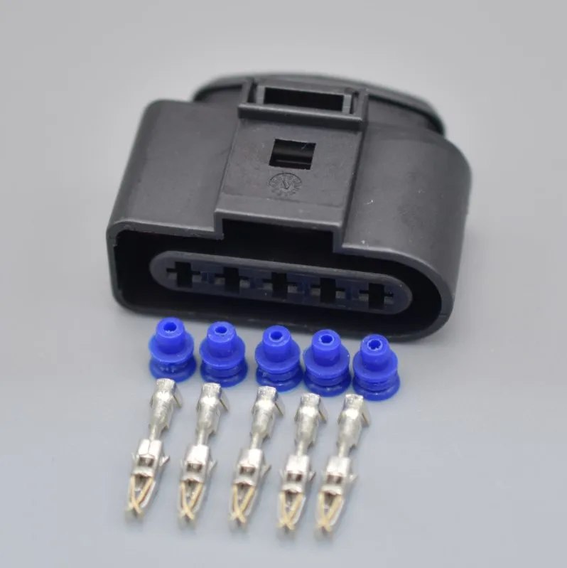 6X0973825 1J0973725 5Pin Black Connector Kit for Universal Vehicles Exterior Lamp Harness Repair car connector