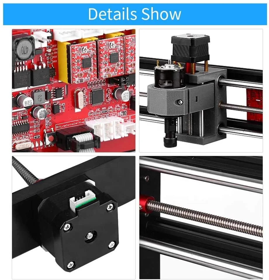 Hot Sale 3018 Pro CNC Wood Carving Machine 300X180 Router Milling Machine with 3D Cnc 3 Axis 3 in 1  Engraving Machine view 3
