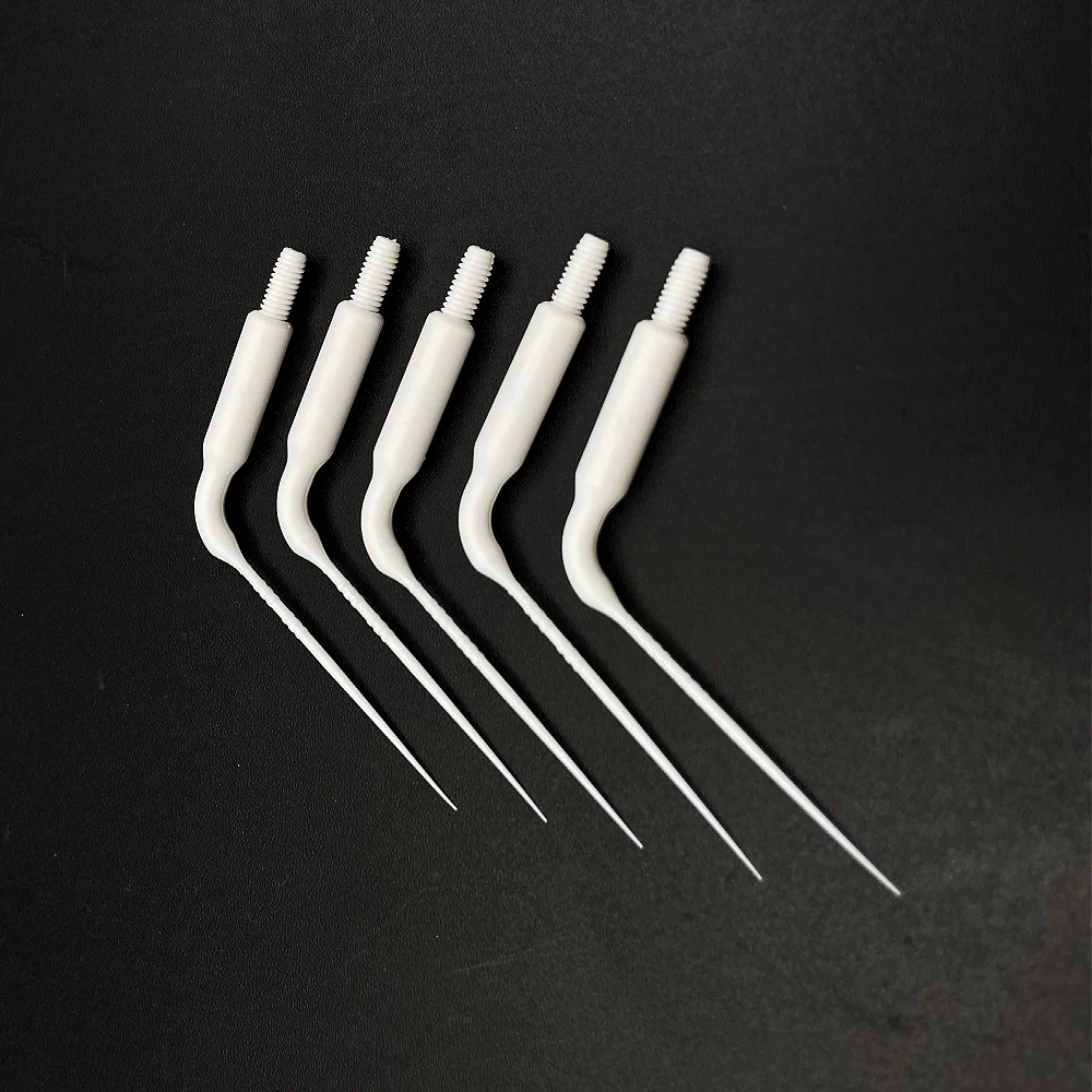 5Pcs Dental Plastic Sonic Powered Endo Irrigation Tips for Root Canal Treatment Air Scaler Handpiece Ultrasonic Surgical Tools