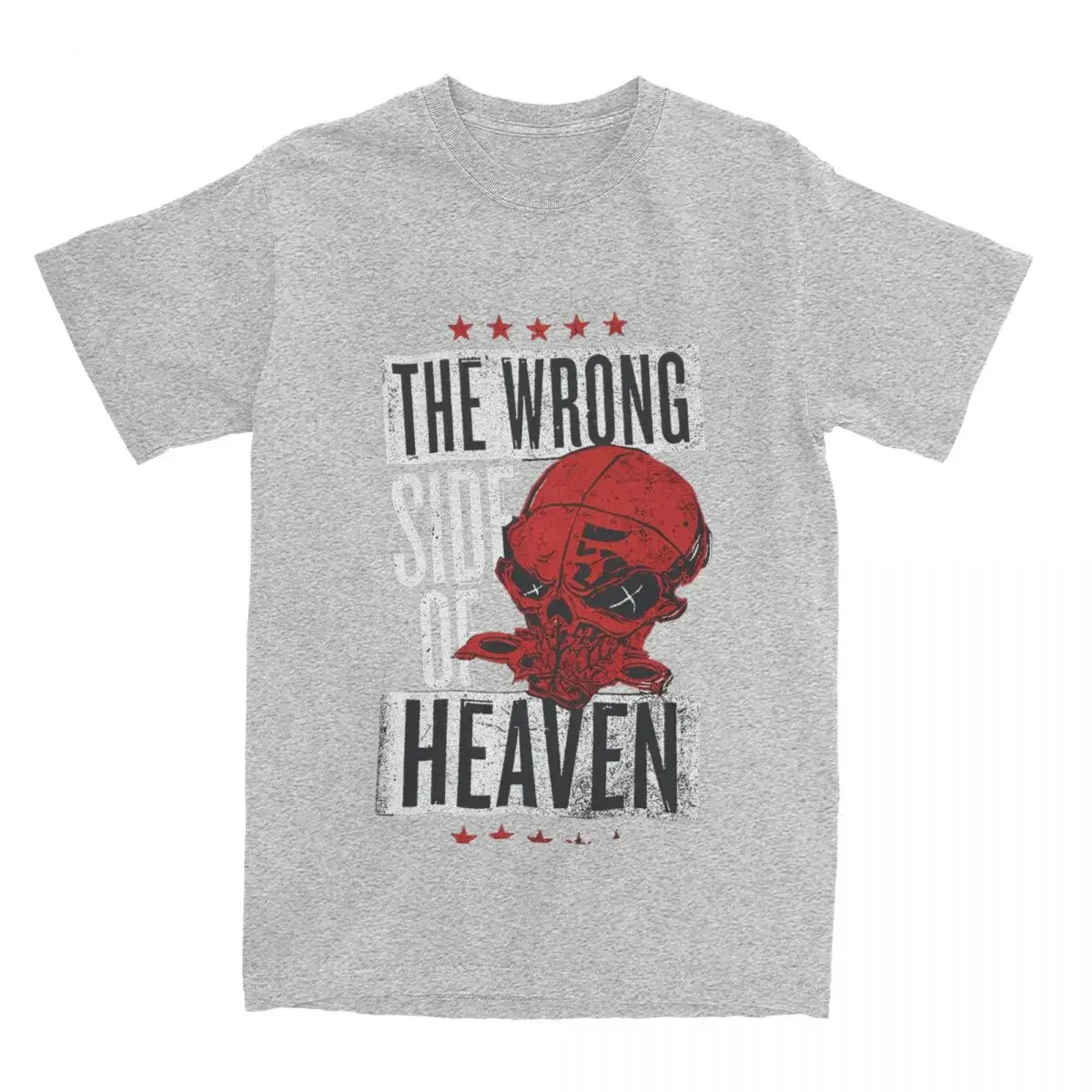 Men Streetwear Pure Cotton T-Shirts O-Neck Tees Casual  Clothes style Five Finger Death Punch-the Righteous Side Of Hell T Shirt