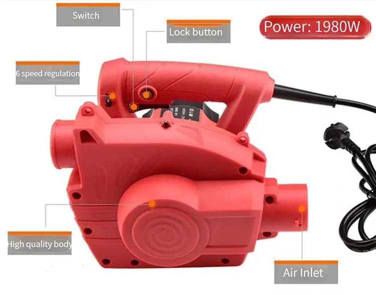

2680W Slotting Machine Vacuum Cleaner High-power Industrial Dust Collector Blowing Snd Suction Dual-purpose 220V