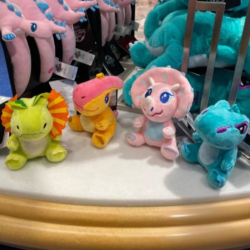 베이징 영화 공원 기념품 공룡 티라노사우루스 렉스 벨로시랩터 봉제 인형 배낭 펜던트 어린이 생일 선물