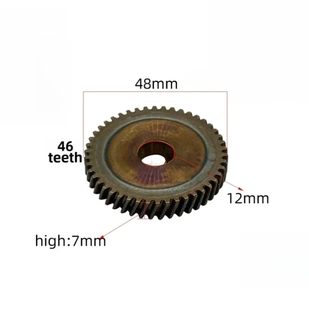 Gear 46 Tooth Bimetal Gear Assembly For 12 Inch 16 Inch Electric Chainsaw Garden Power Tools Replacement Gear Spare Parts
