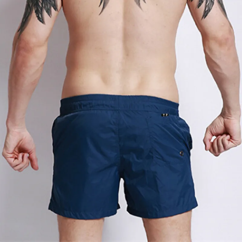 Desmiit Swimwear Mens Swim Shorts Swimming Trunks For Man Swimsuit Beach Short Pants Sexy Boxer Briefs Nylon Summer Boardshorts