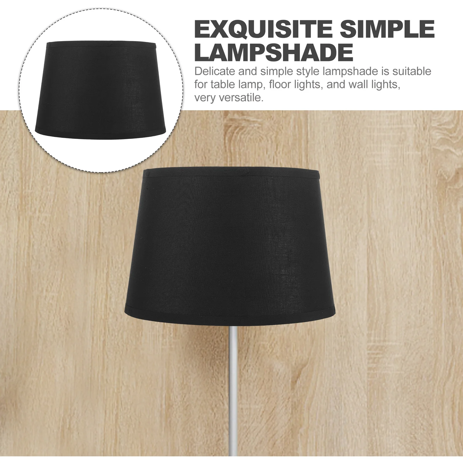 

Elegant Simple Lamp Shade Modern Fabric Design Long-Lasting for Table Lamp Floor Light Wall Light Easy Installation Household