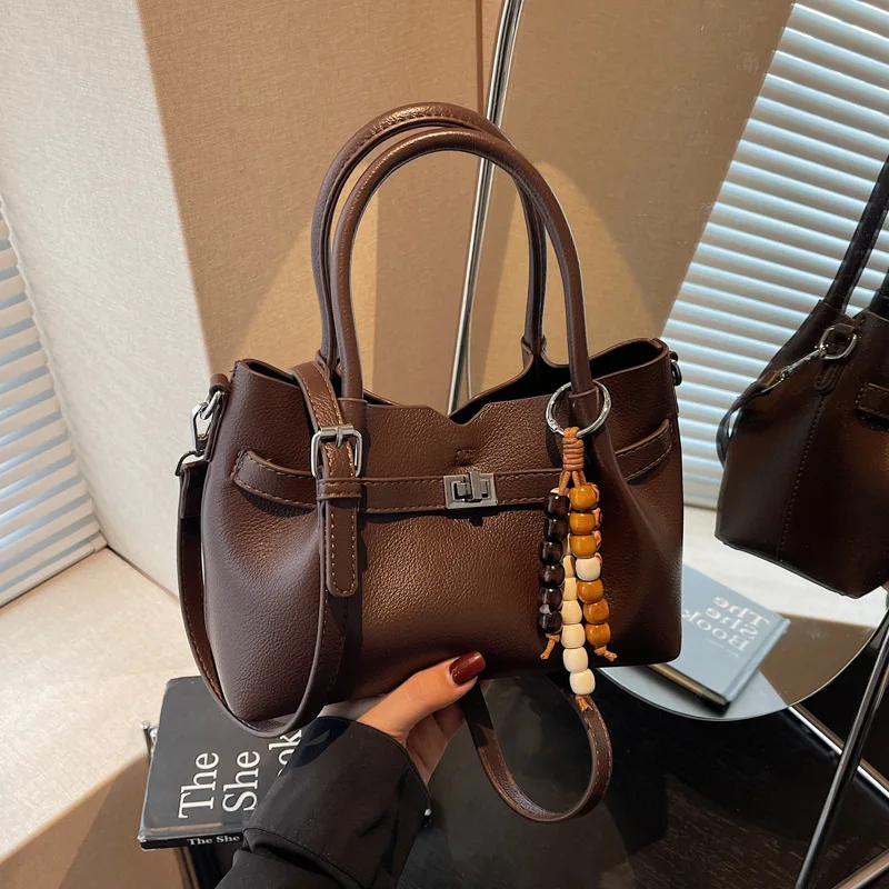 

2025 Korean Chic Square Bag, Niche Top Handle Shoulder Purse, Women's Fashion Day to Night Crossbody, Minimalist Sling Bag