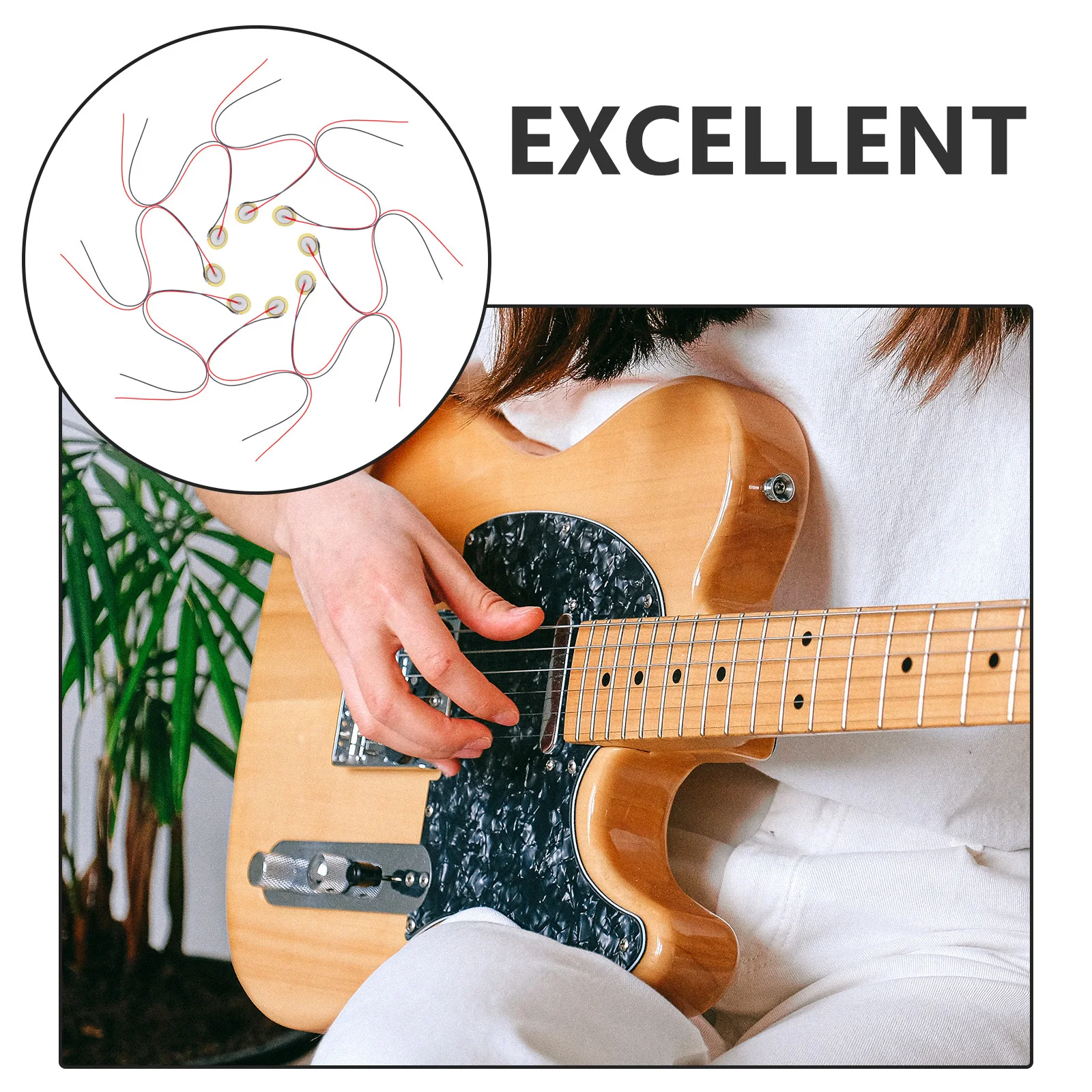 

Acoustic Pickup for Guitar Pickups Electric Part Musical Instrument Piezoelectric