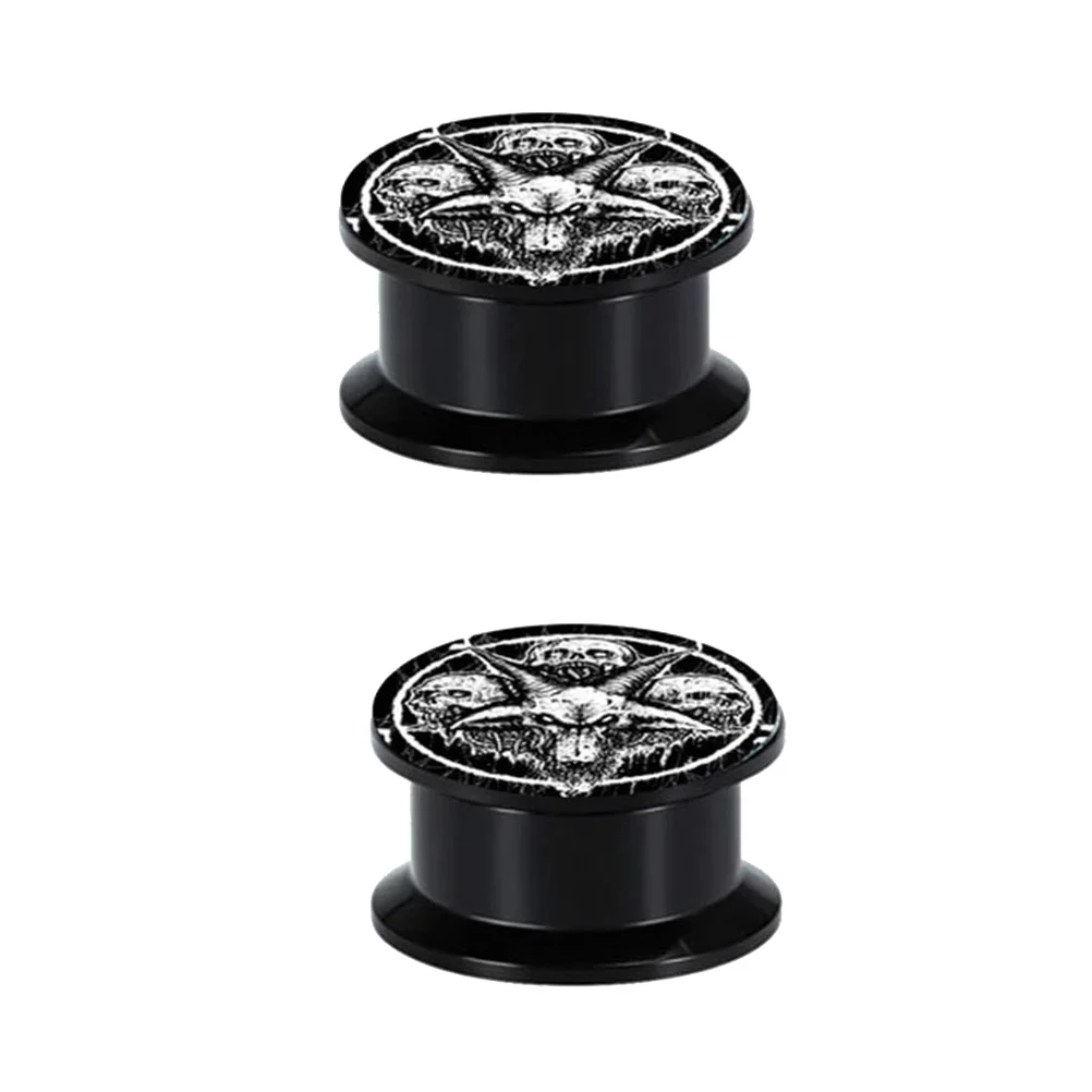 

2 Pcs Ear Gifts Stainless Steel Auricle Studs Decorative Piercing Jewelries Creative Shape Safe Material Earrings Body