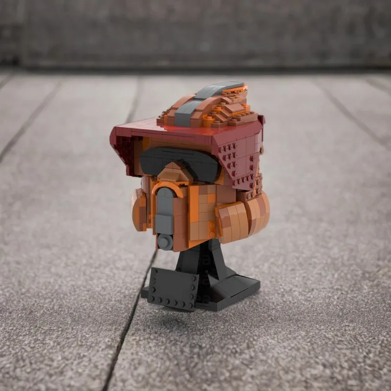 683 ชิ้น Star Batter MOC Boil Helmet Collection มีสไตล์ DIY ชุดบล็อกตัวต่อของขวัญวันเกิดของเล่น